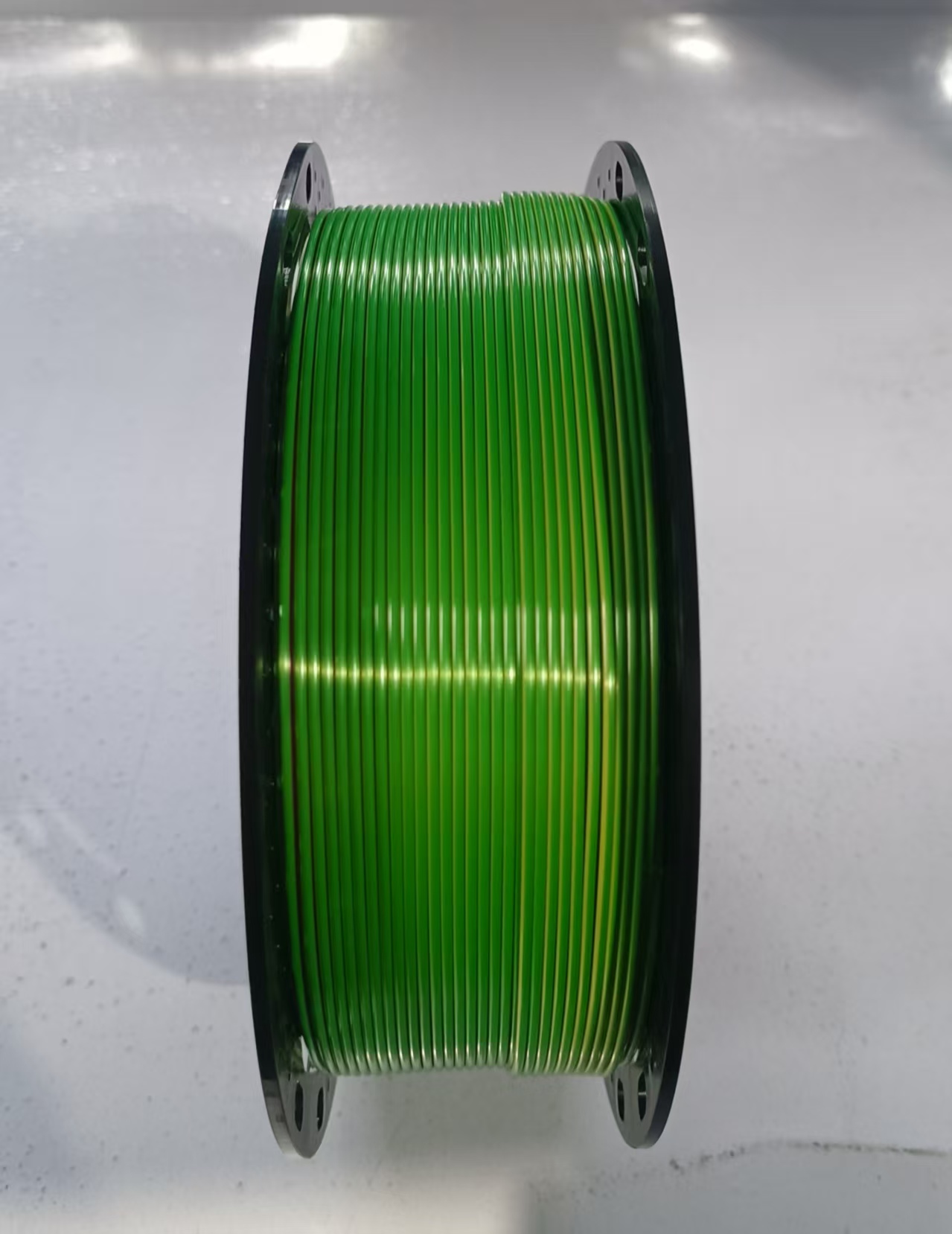 Silk PLA filament 1.75 mm, 1 kg, red/yellow/green